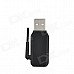 Bluetooth V2.0 + EDR USB Dongle w/ Antenna - Black + Silver Bluetooth V2.0 + EDR USB Dongle w/ Antenna - Black + Silver