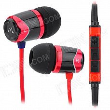 SoundMAGIC E10M In-Ear Earphones w/ Microphone - Black + Red (3.5mm Plug / 130cm-Cable) SoundMAGIC E10M In-Ear Earphones w/ Microphone - Black + Red (3.5mm Plug / 130cm-Cable)