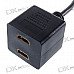 HDMI to 2*HDMI Split Y-Cable (30.5cm) HDMI to 2*HDMI Split Y-Cable (30.5cm)