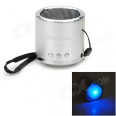 Z-12 Portable Mini Music Speaker w/ FM / TF Slot - Silver Z-12 Portable Mini Music Speaker w/ FM / TF Slot - Silver
