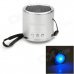 Z-12 Portable Mini Music Speaker w/ FM / TF Slot - Silver Z-12 Portable Mini Music Speaker w/ FM / TF Slot - Silver