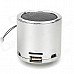 Z-12 Portable Mini Music Speaker w/ FM / TF Slot - Silver Z-12 Portable Mini Music Speaker w/ FM / TF Slot - Silver