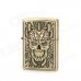 KANTAI Chain Skull Pattern Copper Zinc Alloy Kerosene Oil Lighter - Bronze KANTAI Chain Skull Pattern Copper Zinc Alloy Kerosene Oil Lighter - Bronze