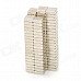 3 x 3 x 1mm NdFeB Neodymium Magnet Cube DIY Puzzle Set - Silver (100 PCS)