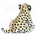 9530 Cute Cartoon Leopard Cat Style Stuffed Short Plush Doll Toy - Dark Brown + Black + Cream 9530 Cute Cartoon Leopard Cat Style Stuffed Short Plush Doll Toy - Dark Brown + Black + Cream