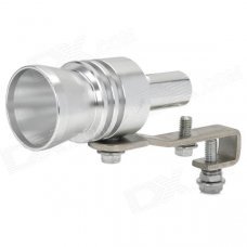 Turbo Sound Exhaust Muffler Pipe Whistle / Blow-off BOV Simulator Whistler - Silver (Size-L) Turbo Sound Exhaust Muffler Pipe Whistle / Blow-off BOV Simulator Whistler - Silver (Size-L)