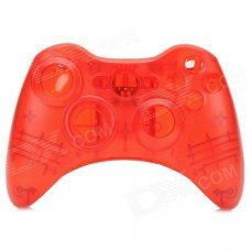 Protective ABS Full Shell Case Set for Xbox 360 Wireless Control - Translucent Red Protective ABS Full Shell Case Set for Xbox 360 Wireless Control - Translucent Red