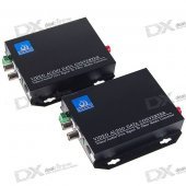HSGQ 2-CH Video/Audio/Rs232/485 Data Optical Transmitter & Receiver (PAL/NTSC/SECAM)