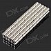 3 x 5mm NdFeB Neodymium Magnet Circular Cylinder DIY Puzzle Set - Silver (100 PCS)