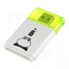 Kawau C311 Super Speed USB 3.0 SD / SDHC / SDXC / MMC Card Reader - White + Translucent Green Kawau C311 Super Speed USB 3.0 SD / SDHC / SDXC / MMC Card Reader - White + Translucent Green
