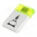 Kawau C311 Super Speed USB 3.0 SD / SDHC / SDXC / MMC Card Reader - White + Translucent Green Kawau C311 Super Speed USB 3.0 SD / SDHC / SDXC / MMC Card Reader - White + Translucent Green