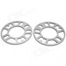 8mm Zinc Alloy Wheel Hub Gasket - Silver (2 PCS)