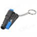 3-in-1 Safety Hammer + Seat Belt Cutter + Whistle Keychain - Black + Blue 3-in-1 Safety Hammer + Seat Belt Cutter + Whistle Keychain - Black + Blue
