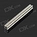 3 x 2mm NdFeB Neodymium Magnet Circular Cylinder DIY Puzzle Set - Silver (100 PCS)