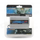 Senpower 200W Car 12V DC to 220V AC Power Inverter with Universal Socket Adapter