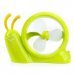 H2-10 Cute Snail Style Mini USB 2.0 3-blade 1-Mode Fan - Green + White