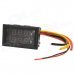 Mini Dual 3-Digit LED Display Digital Car Voltmeter / Ammeter Module (DC 0~100V / 10A 12V) Mini Dual 3-Digit LED Display Digital Car Voltmeter / Ammeter Module (DC 0~100V / 10A 12V)