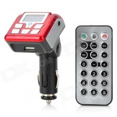 1.0" LCD 2.4GHz Bluetooth v2.0 Car FM Transmitter MP3 Player w/ SD / Hands-Free Speakerphone - Red 1.0" LCD 2.4GHz Bluetooth v2.0 Car FM Transmitter MP3 Player w/ SD / Hands-Free Speakerphone - Red