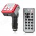 1.0" LCD 2.4GHz Bluetooth v2.0 Car FM Transmitter MP3 Player w/ SD / Hands-Free Speakerphone - Red 1.0" LCD 2.4GHz Bluetooth v2.0 Car FM Transmitter MP3 Player w/ SD / Hands-Free Speakerphone - Red