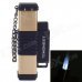HONEST Fashion Windproof Butane Lighter- Gold + Black