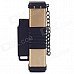 HONEST Fashion Windproof Butane Lighter- Gold + Black