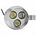 9W 400lm White 3-Bridgelux LED Headlamp / Spotlight for Motorcycle / Electric Car - Silver (12~80V) 9W 400lm White 3-Bridgelux LED Headlamp / Spotlight for Motorcycle / Electric Car - Silver (12~80V)