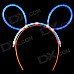 MXZ-003 Cute Stylish Glow-in-the-dark DIY Plastic Hair Band w/ Glow Stick - Yellow + Transparent MXZ-003 Cute Stylish Glow-in-the-dark DIY Plastic Hair Band w/ Glow Stick - Yellow + Transparent