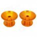 Replacement Aluminum Alloy Joystick 3D Rocker Caps for Xbox360 Controller - Golden (2 PCS) Replacement Aluminum Alloy Joystick 3D Rocker Caps for Xbox360 Controller - Golden (2 PCS)