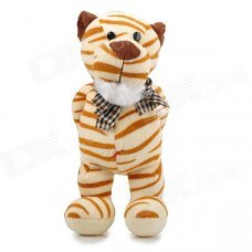 Bow-tie Tiger Gentleman Plush Doll Toy - Brown + Beige + White Bow-tie Tiger Gentleman Plush Doll Toy - Brown + Beige + White