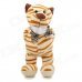 Bow-tie Tiger Gentleman Plush Doll Toy - Brown + Beige + White Bow-tie Tiger Gentleman Plush Doll Toy - Brown + Beige + White