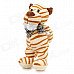 Bow-tie Tiger Gentleman Plush Doll Toy - Brown + Beige + White Bow-tie Tiger Gentleman Plush Doll Toy - Brown + Beige + White