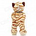 Bow-tie Tiger Gentleman Plush Doll Toy - Brown + Beige + White Bow-tie Tiger Gentleman Plush Doll Toy - Brown + Beige + White