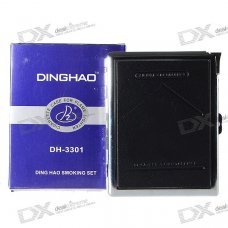 2-in-1 Cigarette Case with Butane Lighter (Holds 10 Cigarettes)