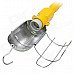 Explosion Protection Outdoor Construction Engineering Lamp w/ Hook - Silver + Yellow (10m)