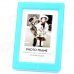 Stylish USB Powered 8-LED White Light 6.5" ABS Photo Frame - Blue + White