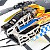 HUAJUN W908-8 3.5-CH IR Remote Control Aluminum Alloy R/C Helicopter w/ Gyro - Yellow + Black + Blue HUAJUN W908-8 3.5-CH IR Remote Control Aluminum Alloy R/C Helicopter w/ Gyro - Yellow + Black + Blue