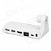 Measy U2C-D All-in-1 USB + HDMI + SD / MMC Card Slot Holder Dock Stand for Google TV Player - White Measy U2C-D All-in-1 USB + HDMI + SD / MMC Card Slot Holder Dock Stand for Google TV Player - White