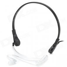 3.5mm Neckband Anti-noise Throat Sense Air Conducting Headphone w/ Microphone - Black + Translucent 3.5mm Neckband Anti-noise Throat Sense Air Conducting Headphone w/ Microphone - Black + Translucent