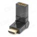 7-180 19pin HDMI Male to HDMI Female 90 / 180 Degree Rotatable Converting Adapter - Black + Golden 7-180 19pin HDMI Male to HDMI Female 90 / 180 Degree Rotatable Converting Adapter - Black + Golden