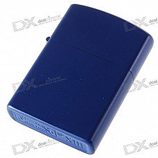 Charming Blue Steel Oil Lighter