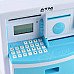 Multi-functional 1.9" LCD Mini ATM Piggy Coin Bank w/ Time / Alarm Clock - White + Blue (3 x AA) Multi-functional 1.9" LCD Mini ATM Piggy Coin Bank w/ Time / Alarm Clock - White + Blue (3 x AA)