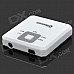 Bluetooth V2.1 Audio Signal Receiver / FM Audio Transmitter for Car - White Bluetooth V2.1 Audio Signal Receiver / FM Audio Transmitter for Car - White