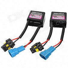 HID Xenon Lamp Error Warning Canceller Capacitor Decoder - Black + Blue (9~16V / 2 PCS) HID Xenon Lamp Error Warning Canceller Capacitor Decoder - Black + Blue (9~16V / 2 PCS)
