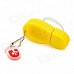 Cute Flip Flops Style USB Flash Disk - Yellow + White (8 GB) Cute Flip Flops Style USB Flash Disk - Yellow + White (8 GB)