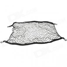 Car Trunk Elastic PE + Rubber Storage String Mesh Bag - Black Car Trunk Elastic PE + Rubber Storage String Mesh Bag - Black