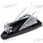 Wind Powered Sensor Red + Blue 2-LED Vehicle Light