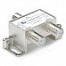 5~2450MHz 1-In 2-Out Distributor for SATV - Silver + White