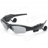 Bluetooth & MP3 Sunglasses w/ 4GB Memory - Black