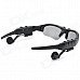 Bluetooth & MP3 Sunglasses w/ 4GB Memory - Black Bluetooth & MP3 Sunglasses w/ 4GB Memory - Black