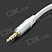3.5mm Male to 3.5mm Male Audio / Car AUX / Earphone Cable - White (115cm) 3.5mm Male to 3.5mm Male Audio / Car AUX / Earphone Cable - White (115cm)